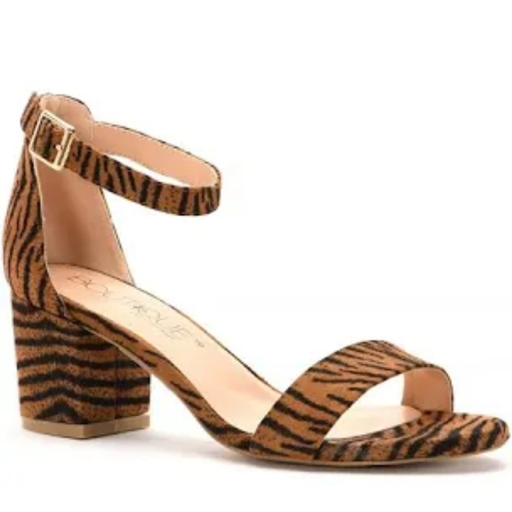 NIB Tiger print sweetie heels corky boutique Size 9 And 10